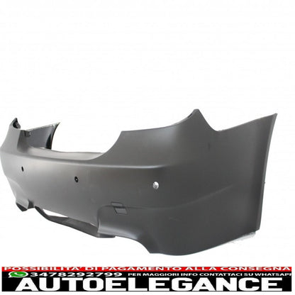 rear bumper suitable for bmw 5 series e60 lci (2007-2010) m5 design with pdc with side skirts 