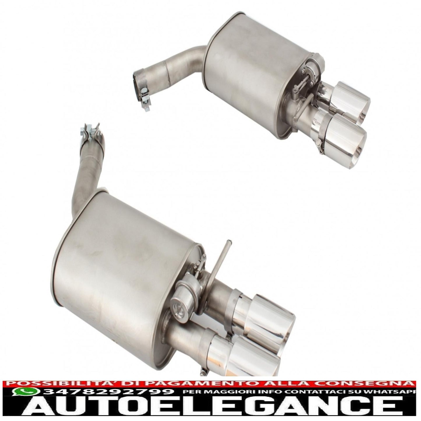 Full exhaust system suitable for Audi A7 4G (2010-2018) 2.5L/2.8L/2.0T/1.8T/3.0T petrol engine with Valvetronic 