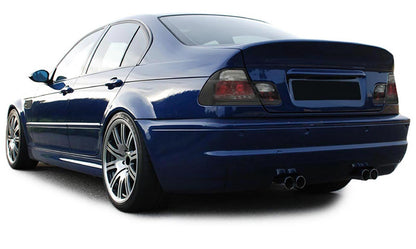 FANALI POSTERIORI ADATTI PER BMW SERIE 3 E46 LOOK NERI DESIGN SPORTIVO