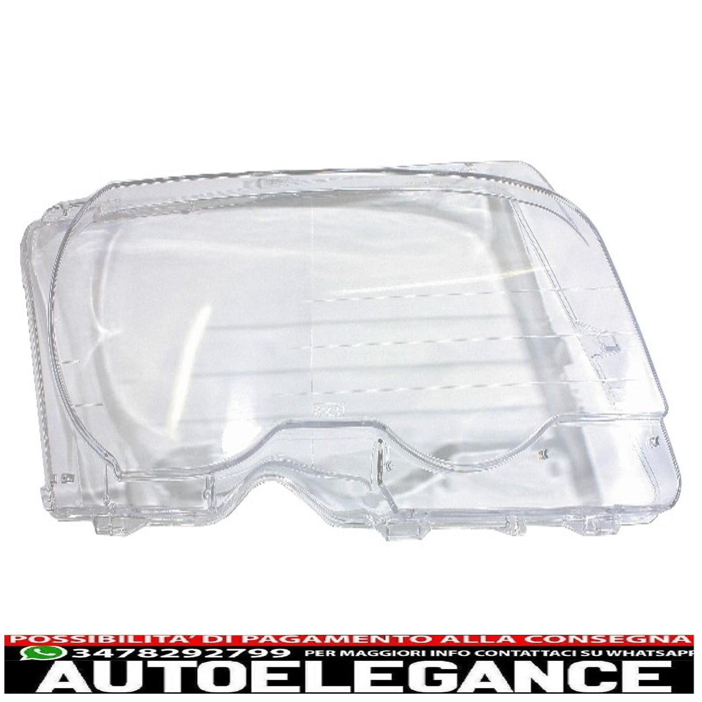 Headlight glasses suitable for bmw e46 coupe cabrio (1998-2003) 