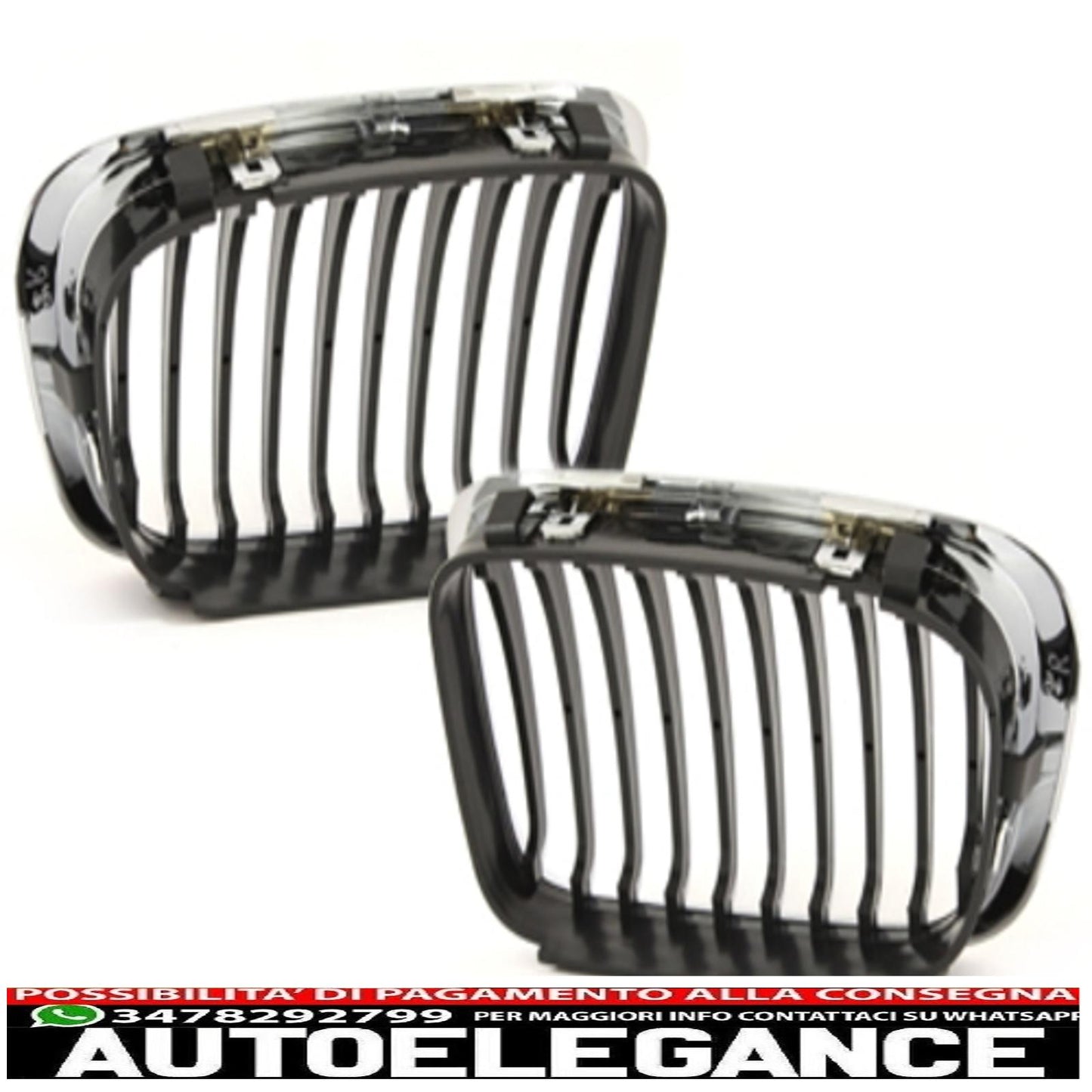 adatto per bmw e46 limo./touring 3 serie 98-01 griglie anteriori cromate AUTOELEGANCERICAMBI