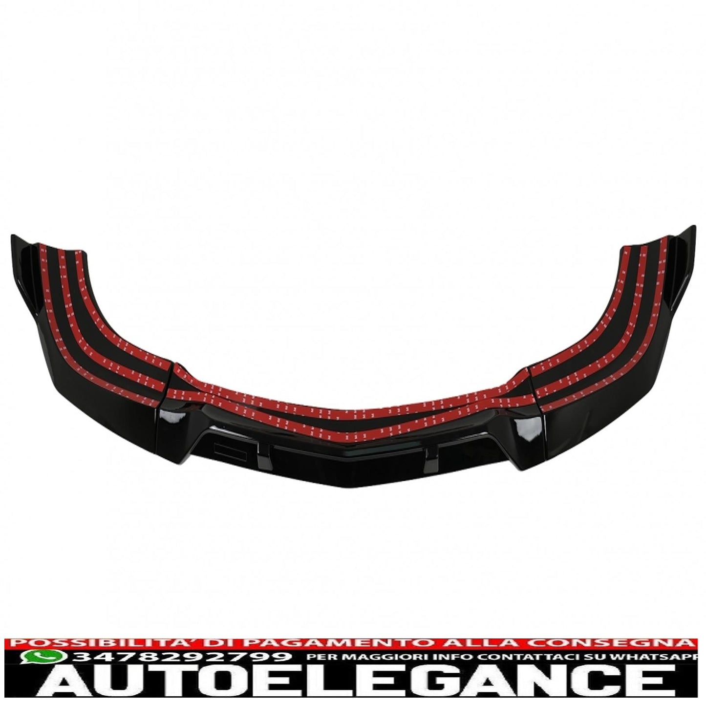 Front bumper lip suitable for mercedes c class w204 s204 c204 facelift (2011-2015) piano black