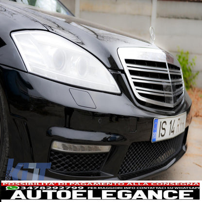 dedicated drl led daytime running lights suitable for mercedes w221 s class (2010-2013) right side