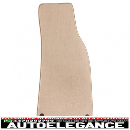 Beige floor mat suitable for audi a6 03/2006-03/2011, a6 avant 03/2006-08/2011