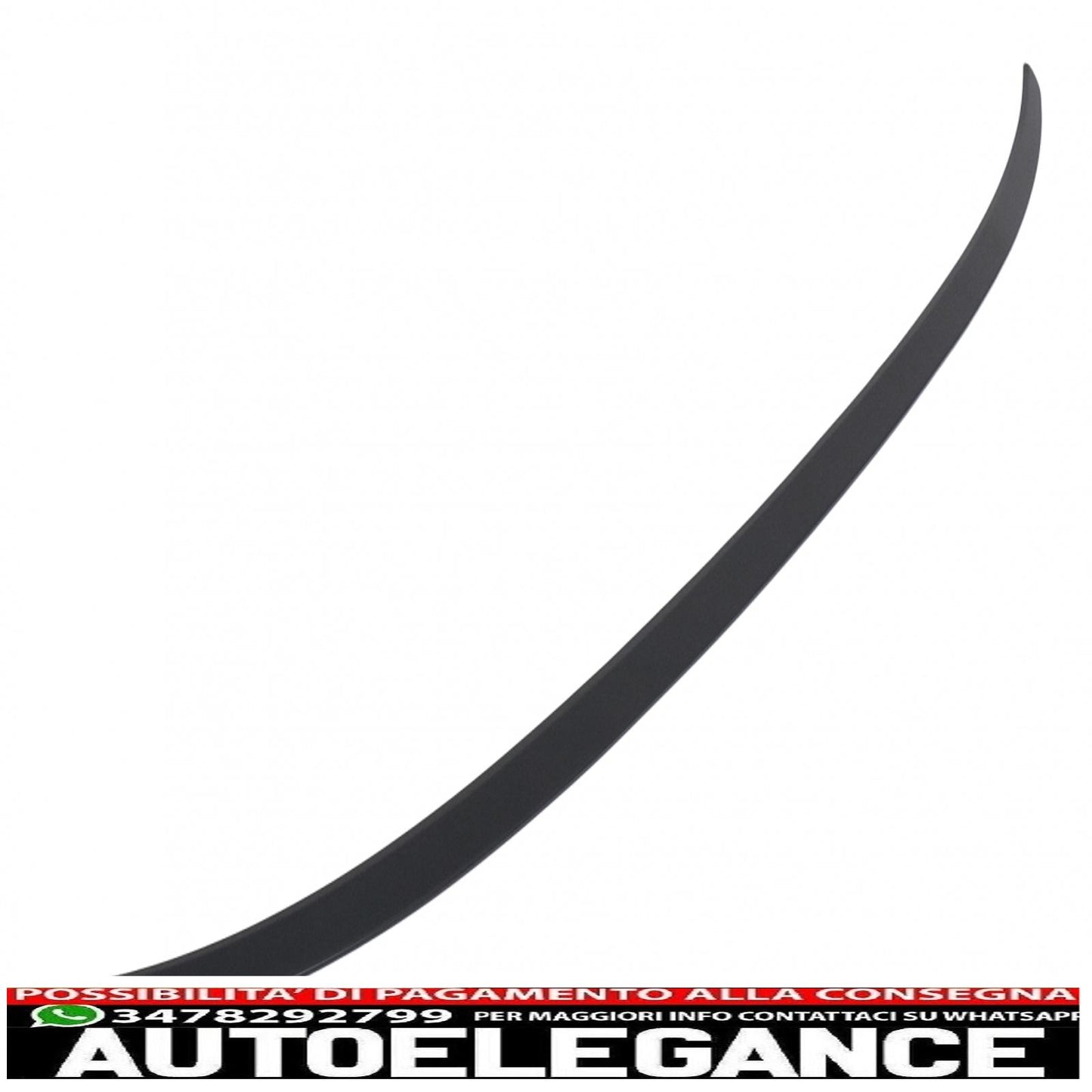 Trunk Spoiler Suitable for BMW 5 Series G30 (2017 onwards) M5 Design Matt Black 