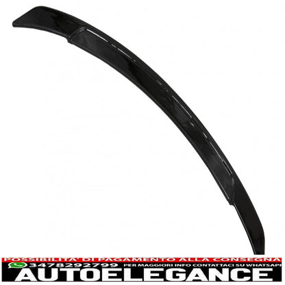 trunk spoiler suitable for mercedes e class w212 (2009-2016) gts design piano black