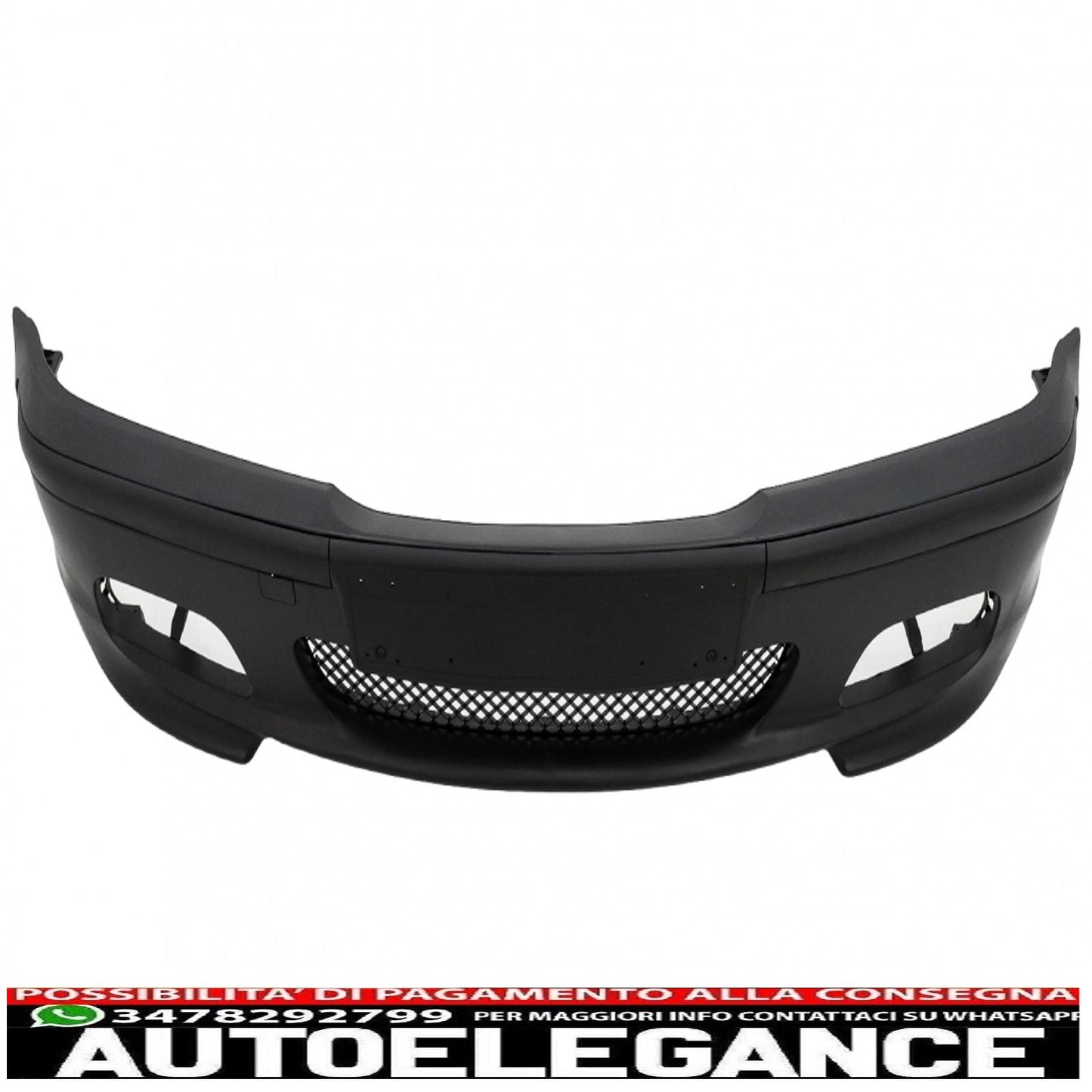 paraurti anteriore adatto per bmw serie 3 e46 berlina touring (1998-2004) m-technik m-tech modello m-sport senza fendinebbia