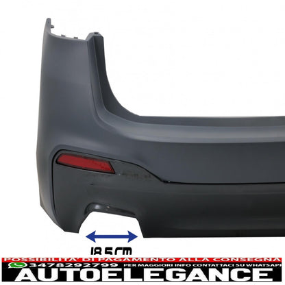 Rear bumper suitable for BMW 5 Series Touring G31 (2017-up) m-technik design
