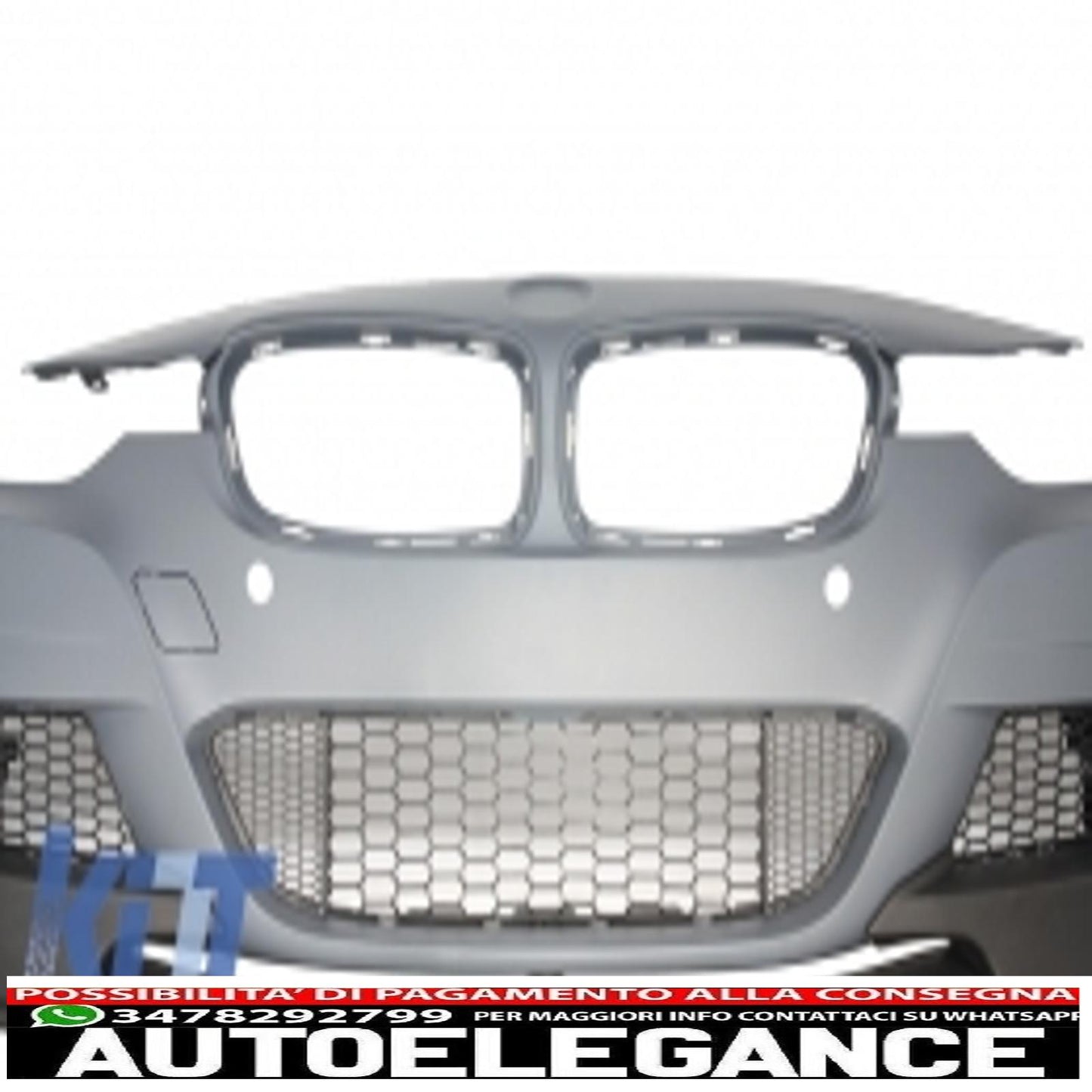 complete body kit suitable for BMW F30 (2011-up) m-performance design with tailpipes on the left 
