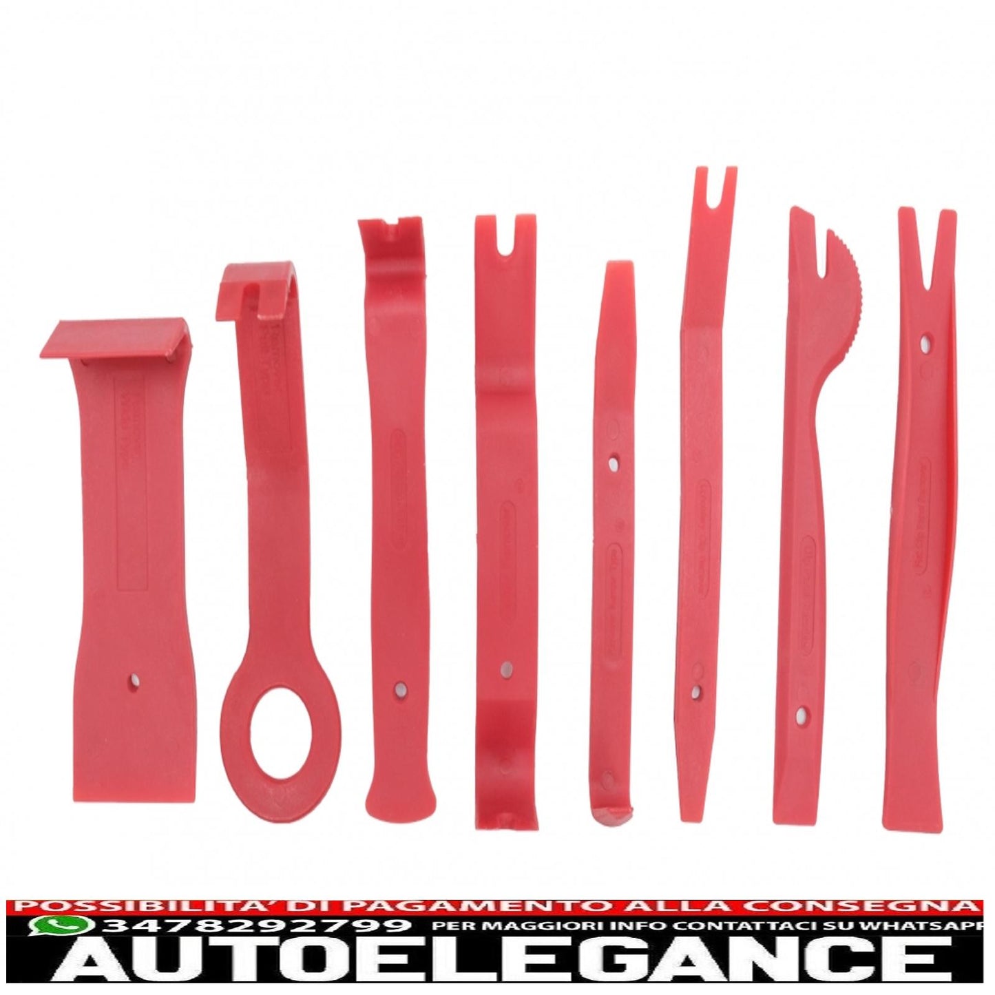 Auto Coating Removal Tool Kit 19pcs Portable Zipper Bag 
