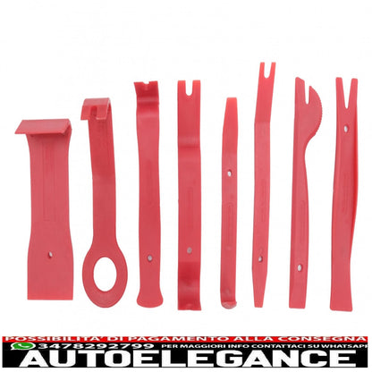 Auto Coating Removal Tool Kit 19pcs Portable Zipper Bag 
