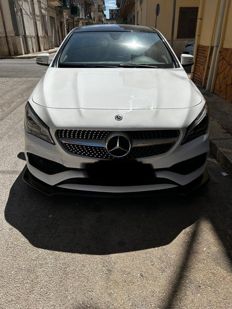 SPLITTER SUITABLE FOR MERCEDES A CLASS W176 2016-2018 GLOSSY BLACK LOOK 
