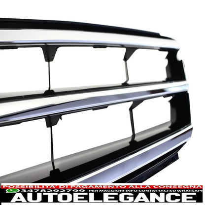 griglia anteriore adatta per mercedes benz classe c s204 limousine station wagon (2007-2014) avangarde cromata e nera