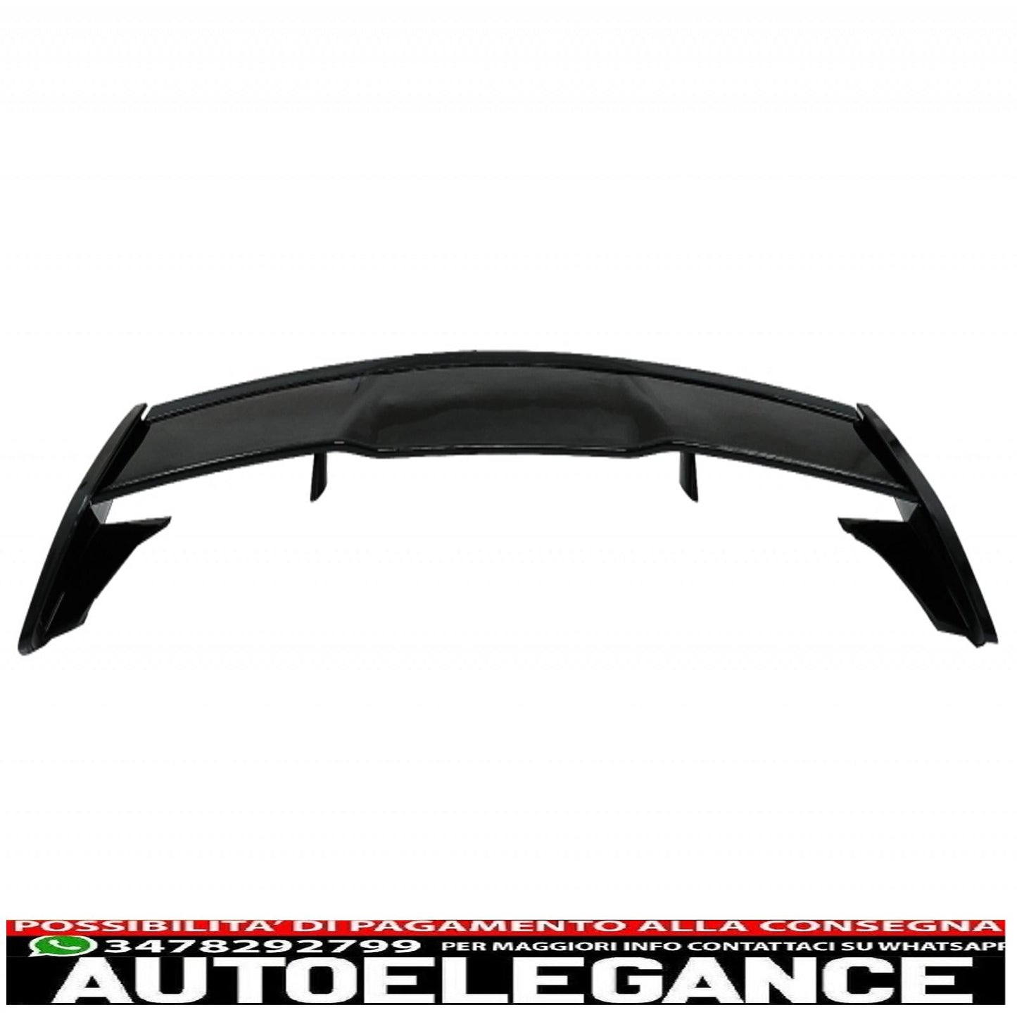 Trunk Lid Spoiler Fit For Mercedes A-Class W177 Hatchback Se (2018-up) A45 Design Piano Black