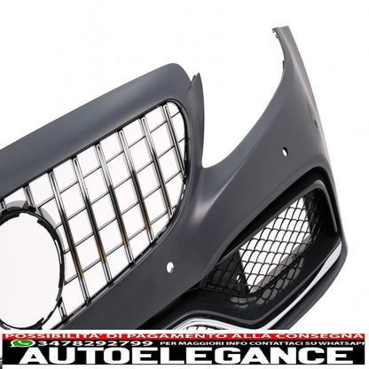 body kit suitable for mercedes c-class w205 sedan (2014-2018) gt-r design