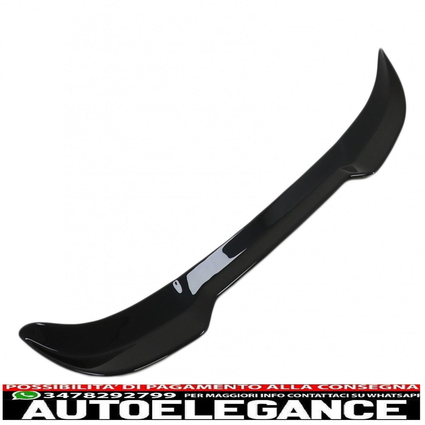 Roof Spoiler Cap Suitable for Ford Fiesta MK8 ST / ST-Line (2017-2021) Piano Black