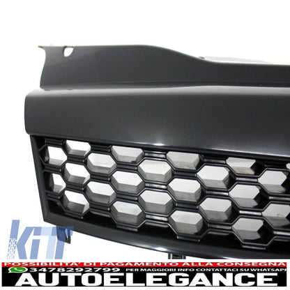 central grille bevelled grille suitable for opel astra h 3 doors coupe (2004-2009) honeycomb design