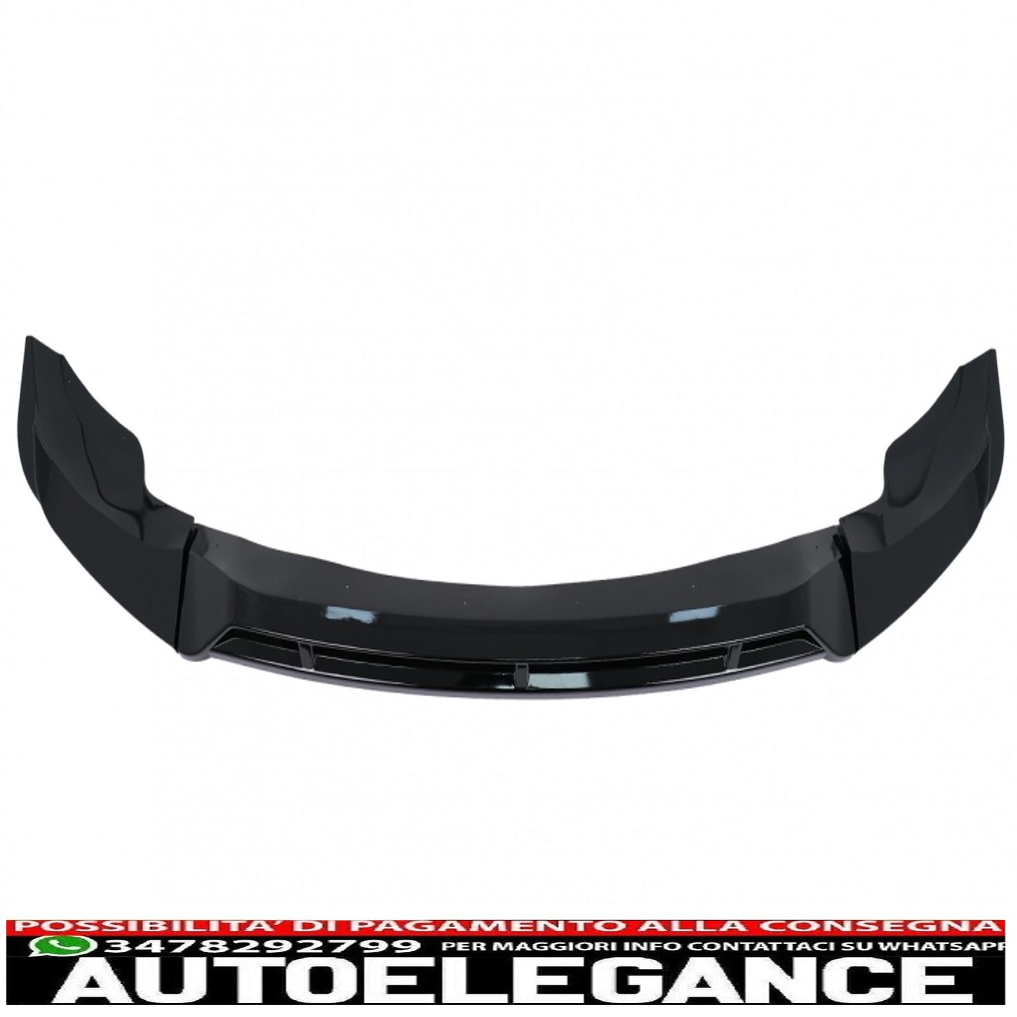 Front Bumper Spoiler Lip Fit For BMW X5 G05 M Package (2018-up) M Sport Piano Black