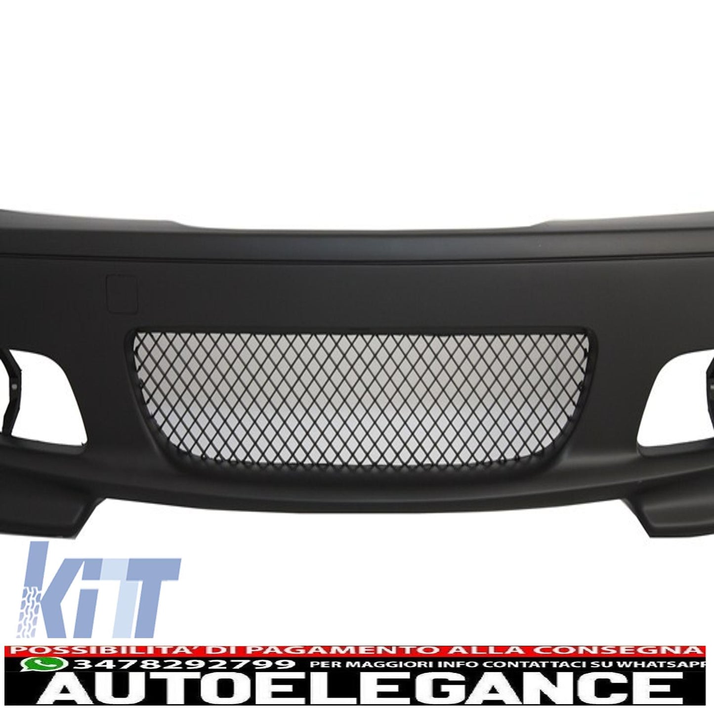 complete body kit suitable for bmw e46 98-05 3 series coupe/cabrio m-technik design with m-power exhaust silencer