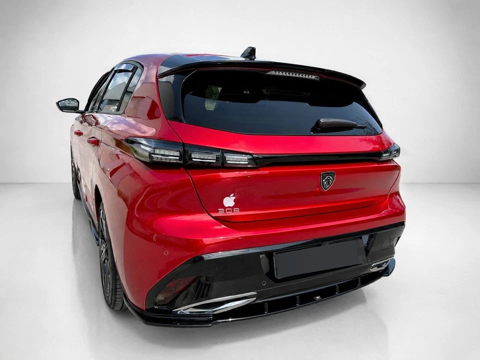 👉Splitter posteriore Peugeot 308 MK3 Hatchback 21- ABS nero lucido👈