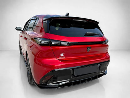 👉Splitter posteriore Peugeot 308 MK3 Hatchback 21- ABS nero lucido👈