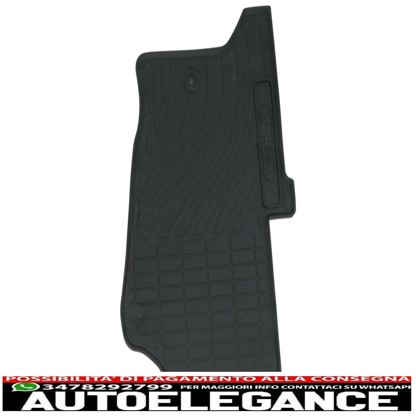 Premium tenzo-r black rubber floor mat suitable for Land Range Rover Sport L320 (2005-2013)
