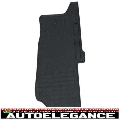 Premium tenzo-r black rubber floor mat suitable for Land Range Rover Sport L320 (2005-2013)