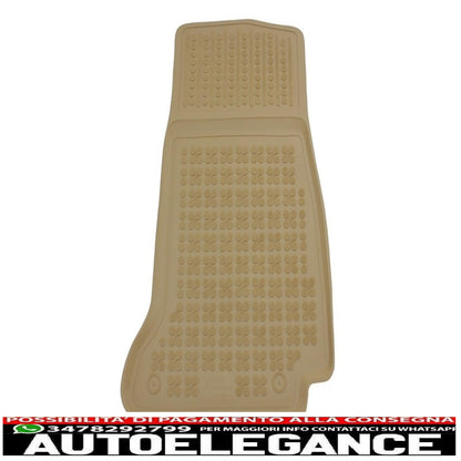 Beige rubber mat suitable for mercedes-benz w213 e-class 2016-