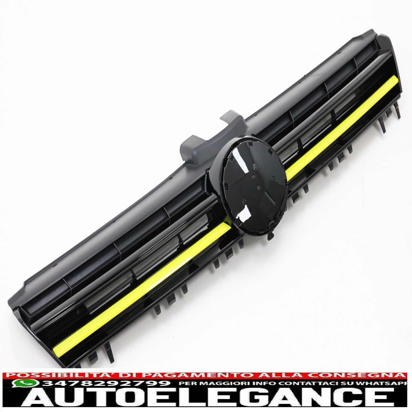 complete body kit suitable for volkswagen golf 7 vii 5g (2013-2017) yellow inserts 
