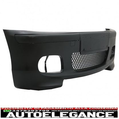 paraurti anteriore adatto per bmw serie 3 e46 berlina touring (1998-2004) m-technik m-sport design