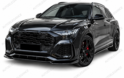 👉ART.1791 SPLITTER ADATTO PER AUDI Q8 2019-2023 RSQ8 NERO LUCIDO👈