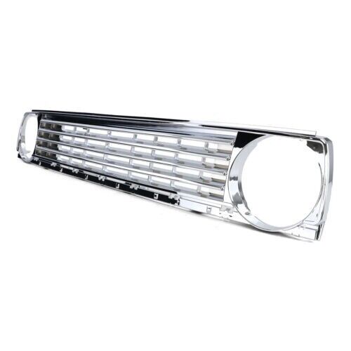 Sport front grille without emblem chrome for VW Golf 2 83-91
