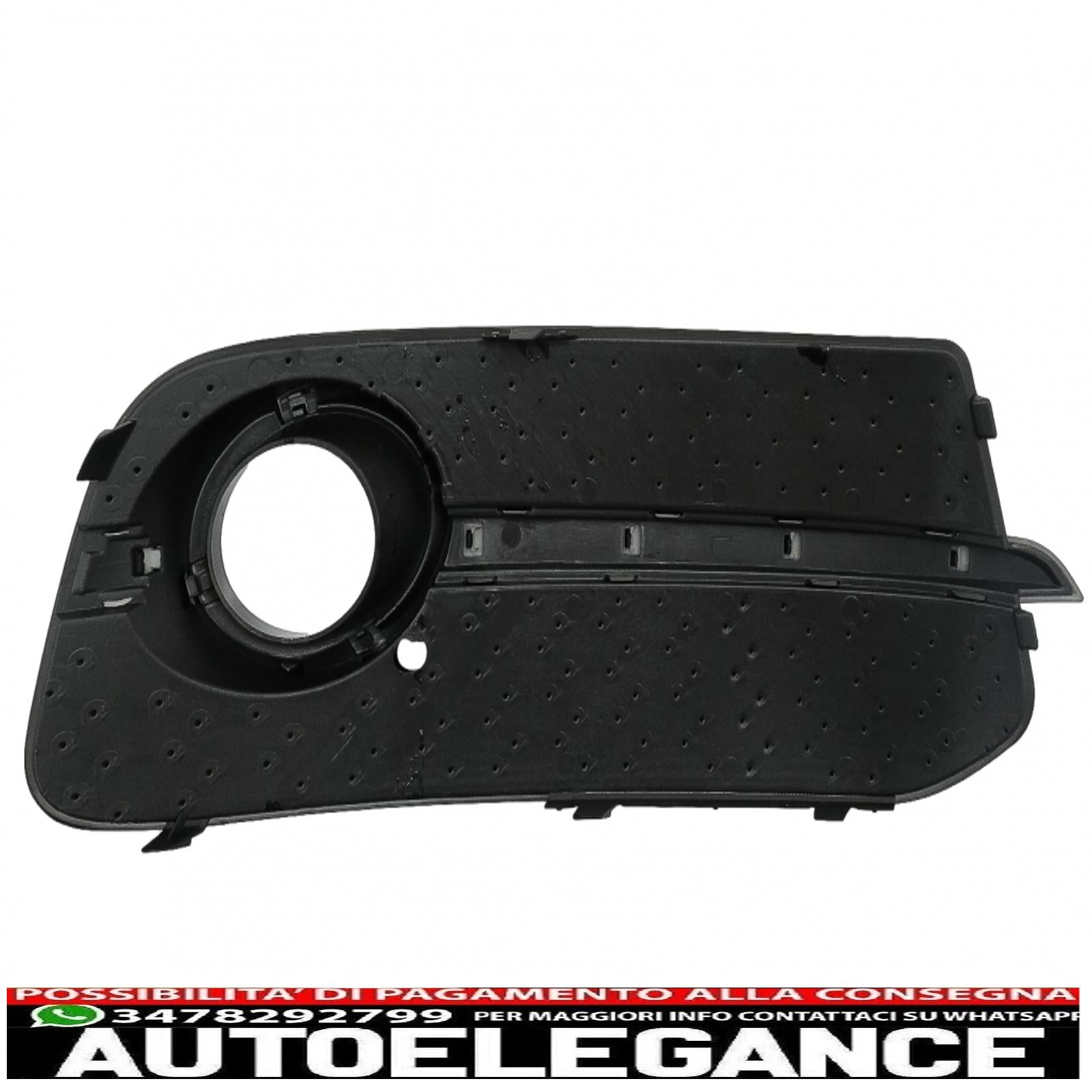 Copri fendinebbia griglie laterali adatti per audi q5 suv 8r facelift (2012-2016) completamente nero design rs AUTOELEGANCERICAMBI