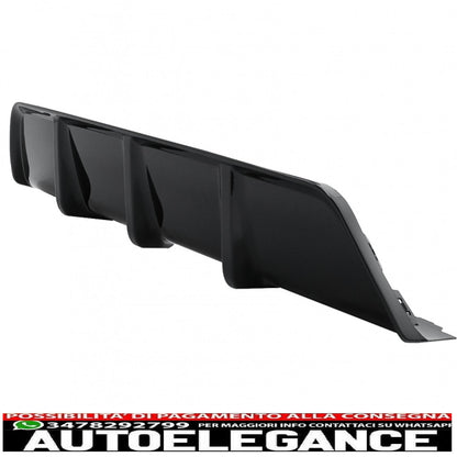 kit corpo aerodinamico labbro del paraurti anteriore e diffusore d'aria adatto per bmw x6 f16 lci (2015-2019) m technik sport pianoforte nero