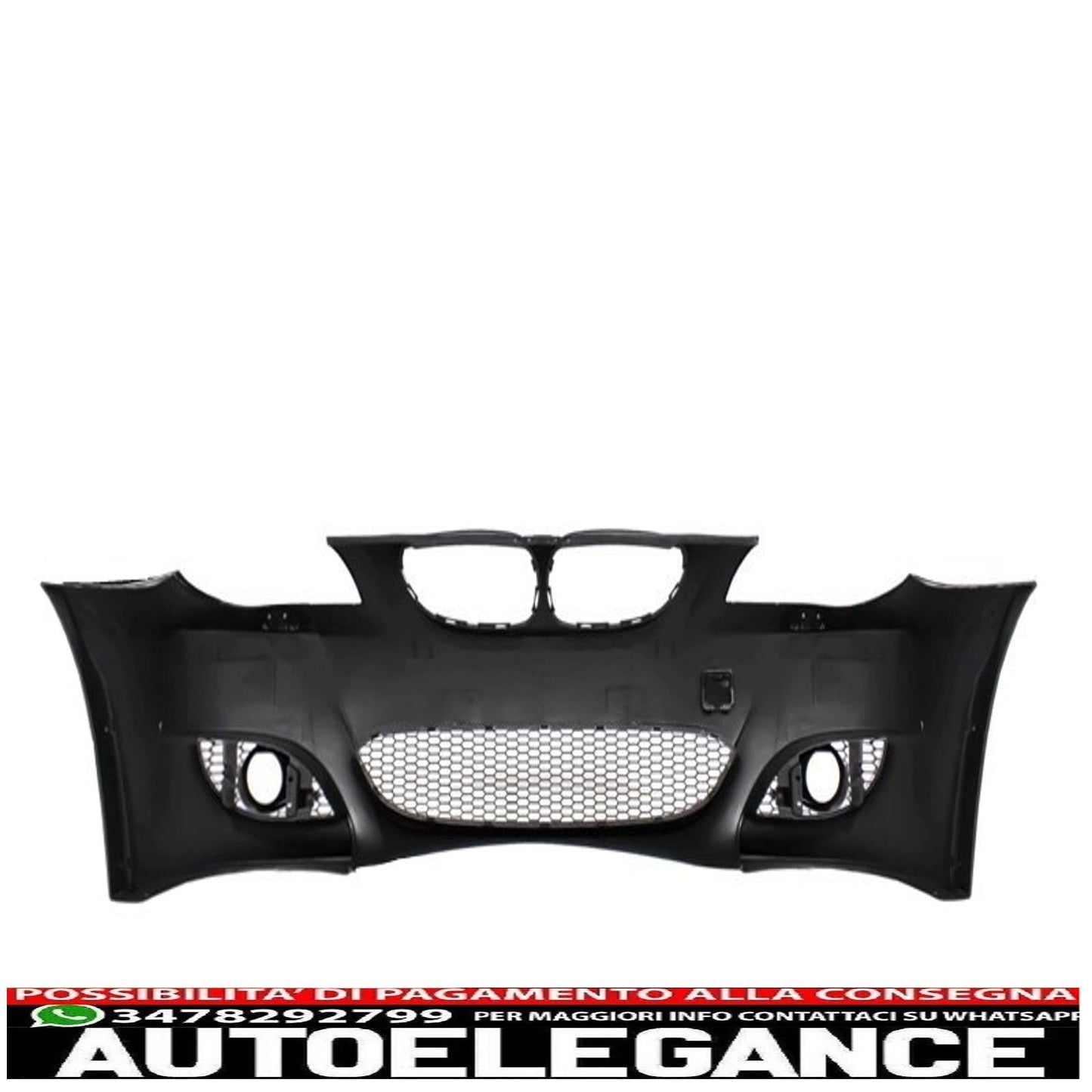 body kit suitable for bmw 5 series e60 (2003-2007) m5 design with double stripe central grilles piano black 