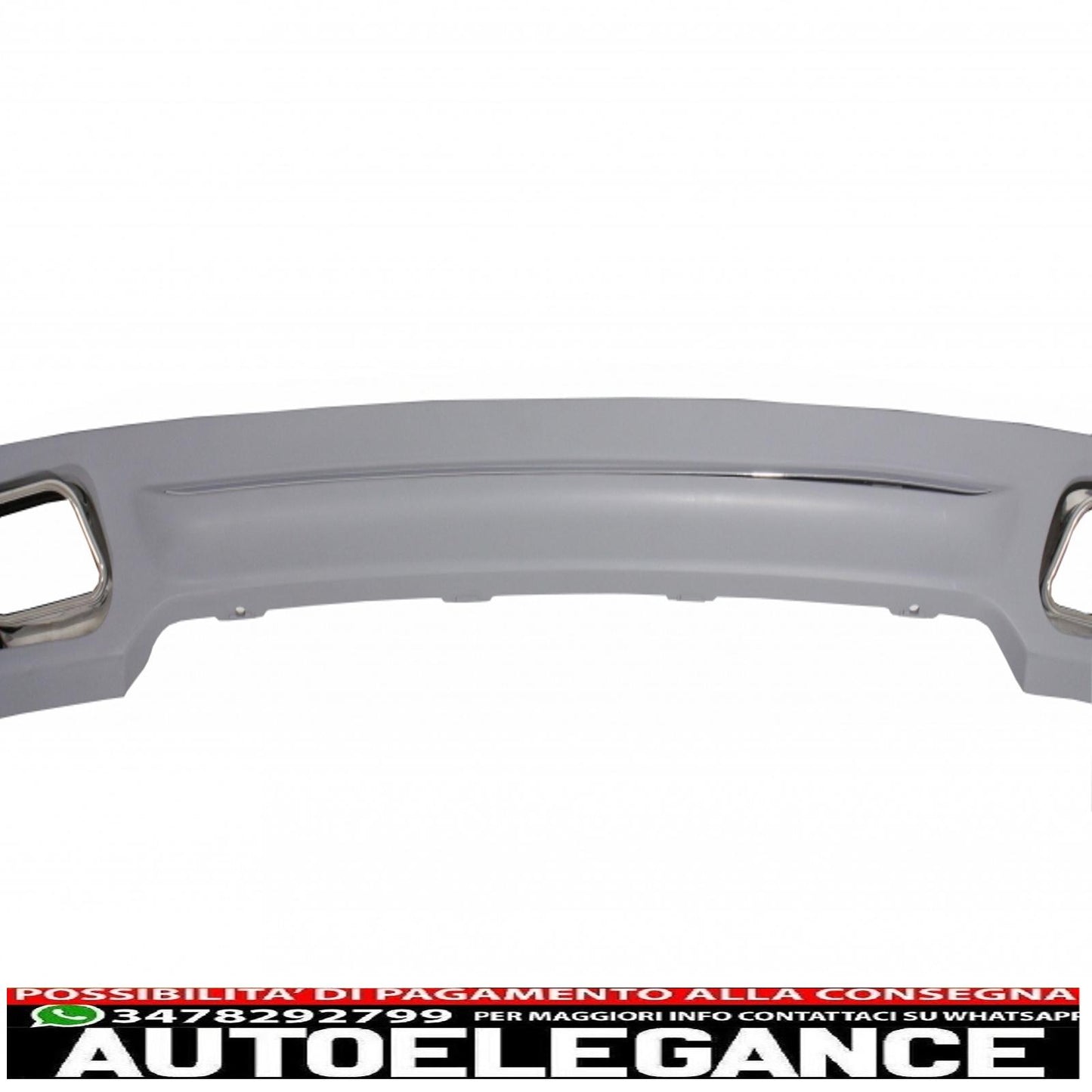 diffusore posteriore con terminale di scarico adatto per BMW F01 (2008-up) serie 7 760i design quad