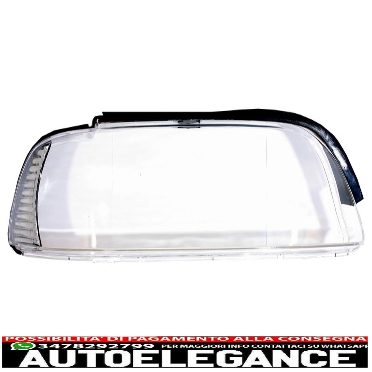 Headlight glass lens suitable for bmw 5 series e39 facelift (2000-2003)