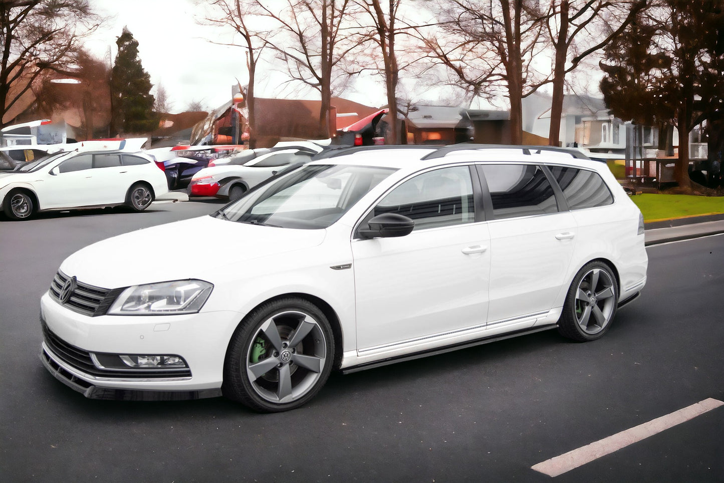 MINIGONNE LATERALI adatte per VOLKSWAGEN PASSAT B7
