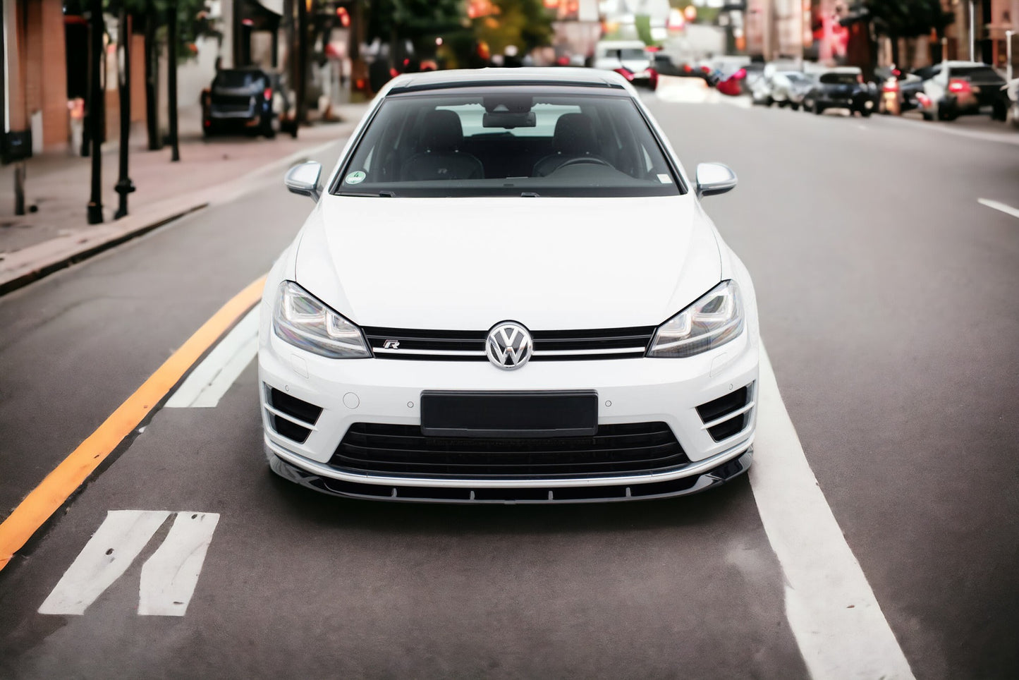 SPLITTER ANTERIORE ADATTO PER V.6 VOLKSWAGEN GOLF R MK7