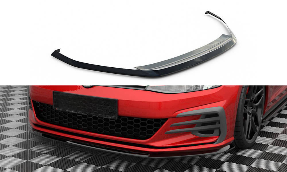 SPLITTER ANTERIORE V.3 ADATTO PER VOLKSWAGEN GOLF GTI MK7 FACELIFT
