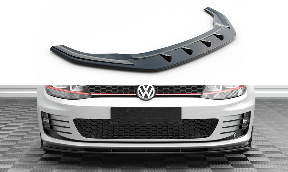 FRONT SPLITTER SUITABLE FOR V.3 VOLKSWAGEN GOLF GTI MK7 