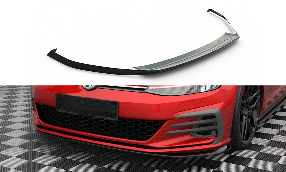 SPLITTER ANTERIORE V.4 ADATTO PER VOLKSWAGEN GOLF GTI MK7 FACELIFT