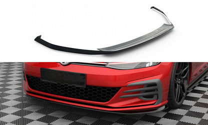 SPLITTER ANTERIORE V.4 ADATTO PER VOLKSWAGEN GOLF GTI MK7 FACELIFT