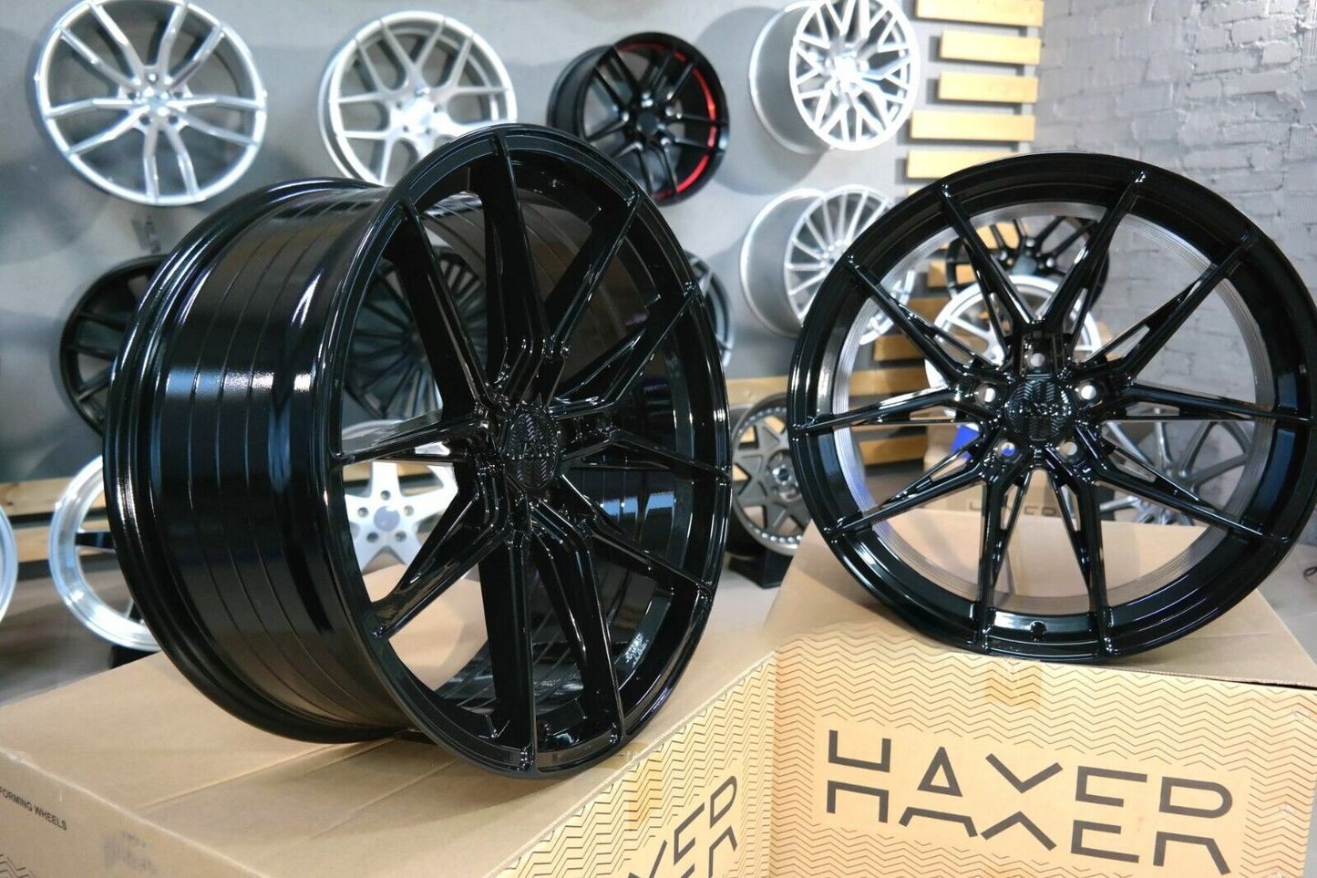 ADATTO per BMW 5 7 G Serie Audi Mercedes CERCHI IN LEGA 22 inch 5x112 HAXER HX036