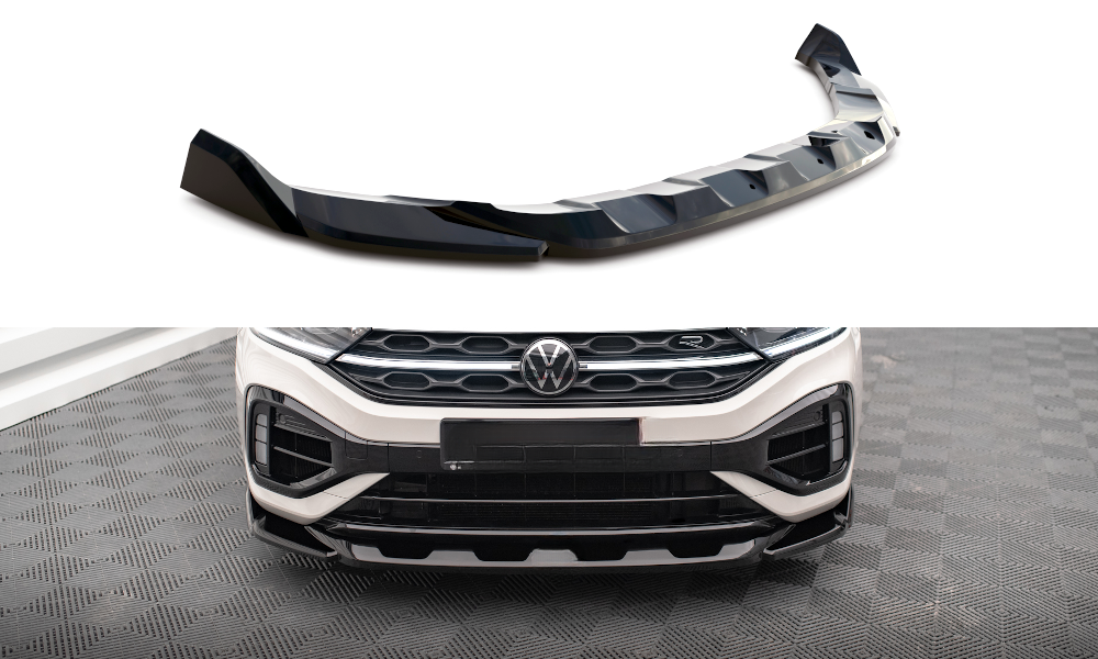 SPLITTER ANTERIORE V.2 ADATTO PER VOLKSWAGEN T-ROC R/R-LINE MK1 FACELIFT