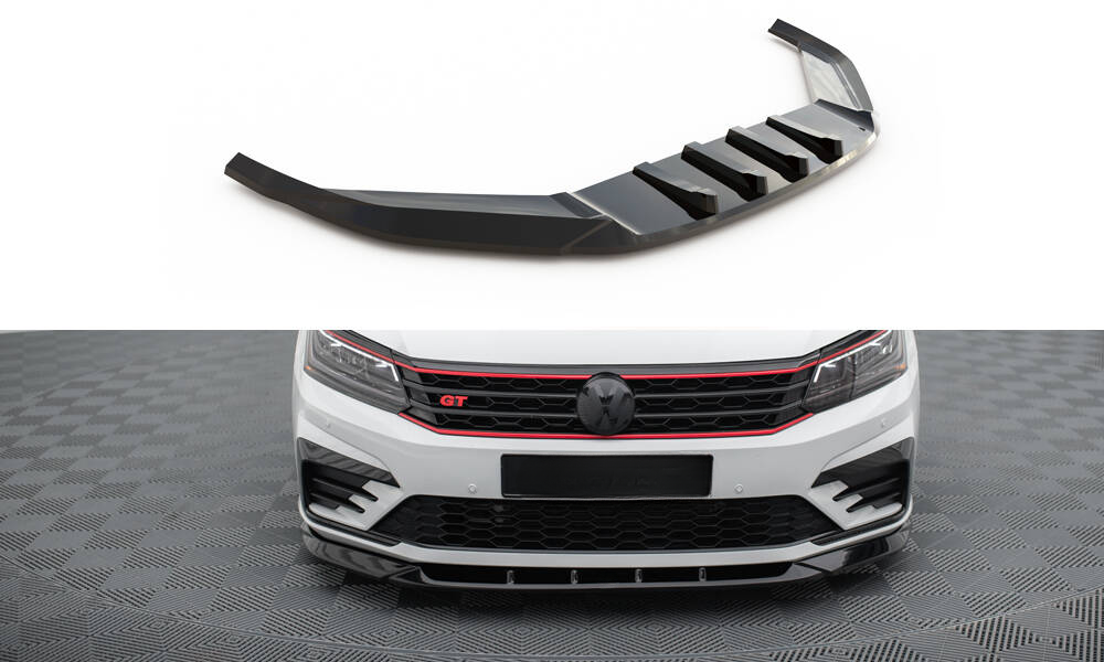 FRONT SPLITTER SUITABLE FOR V.2 VOLKSWAGEN PASSAT GT B8 FACELIFT USA 