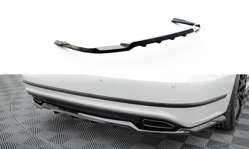 REAR SPLITTER WITH VERTICAL BARS FOR VOLKSWAGEN PASSAT GT B8 FACELIFT USA 