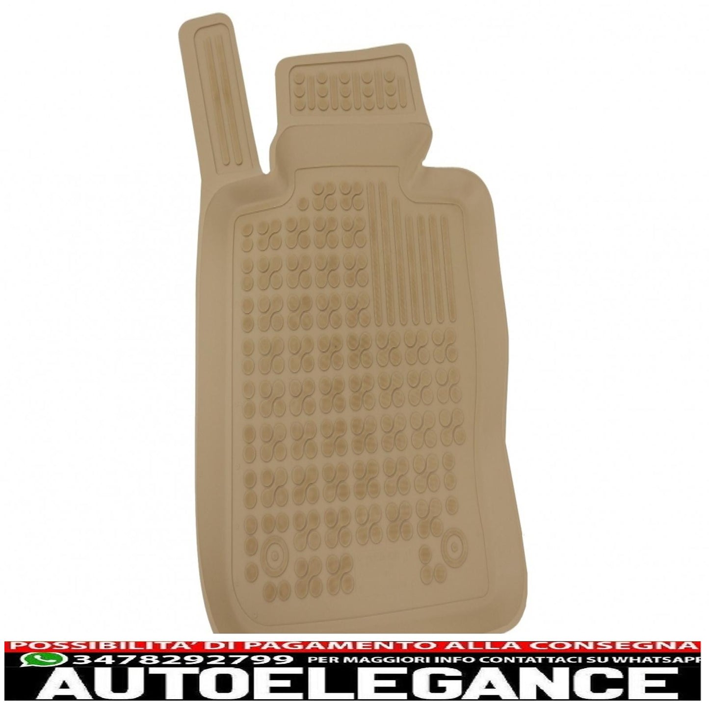 Beige rubber mat suitable for bmw x1 e84 2009-2015