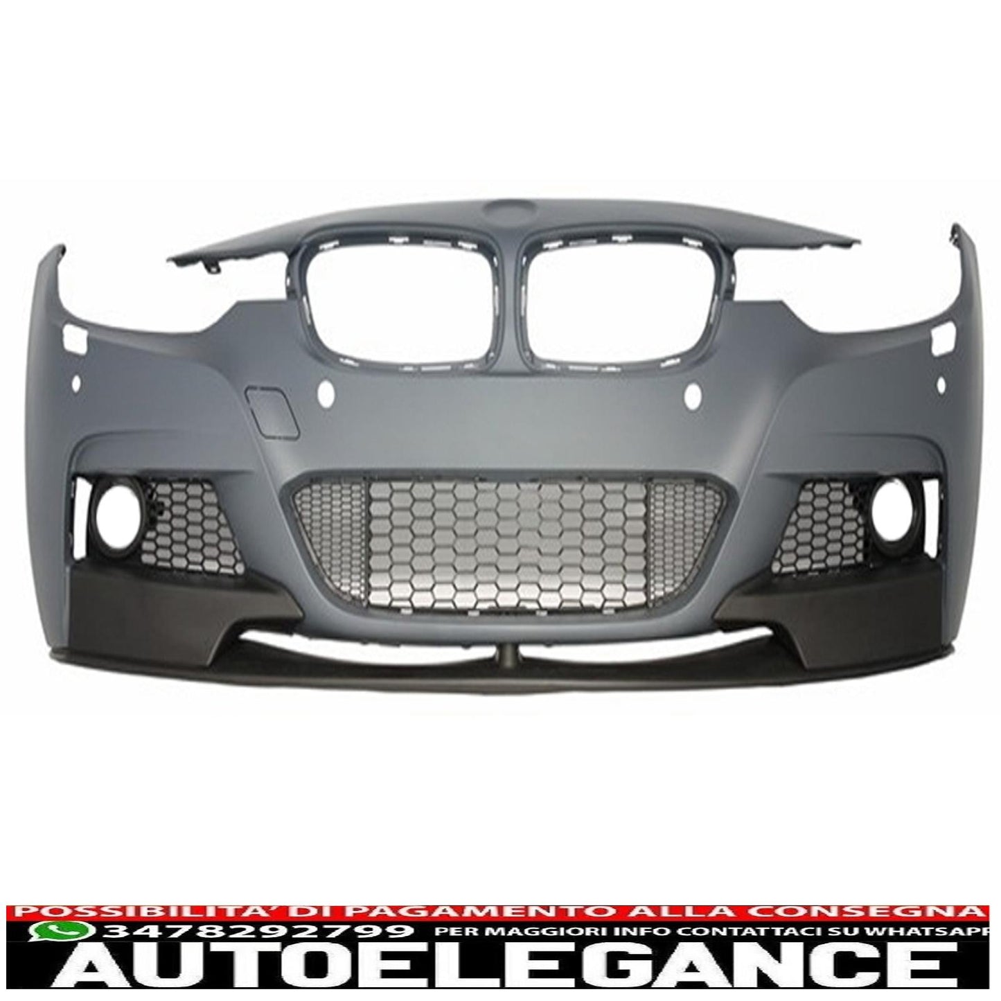 complete body kit suitable for BMW F30 (2011-up) single exhaust outlet in m-performance design 