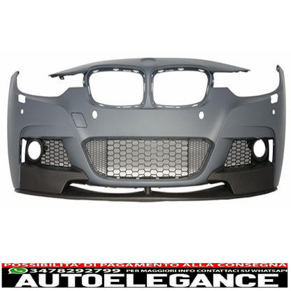 complete body kit suitable for BMW F30 (2011-up) single exhaust outlet in m-performance design 